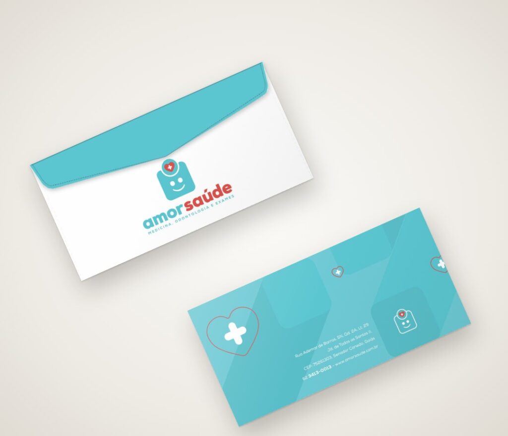 Envelope ofício personalizado para clínica